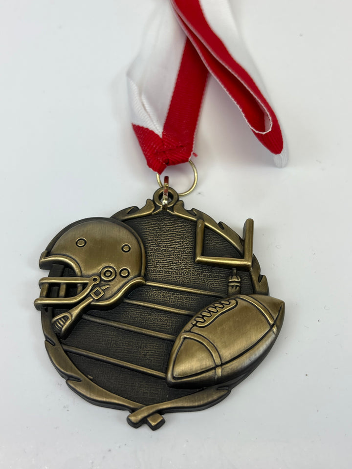 Football Wreath Medal