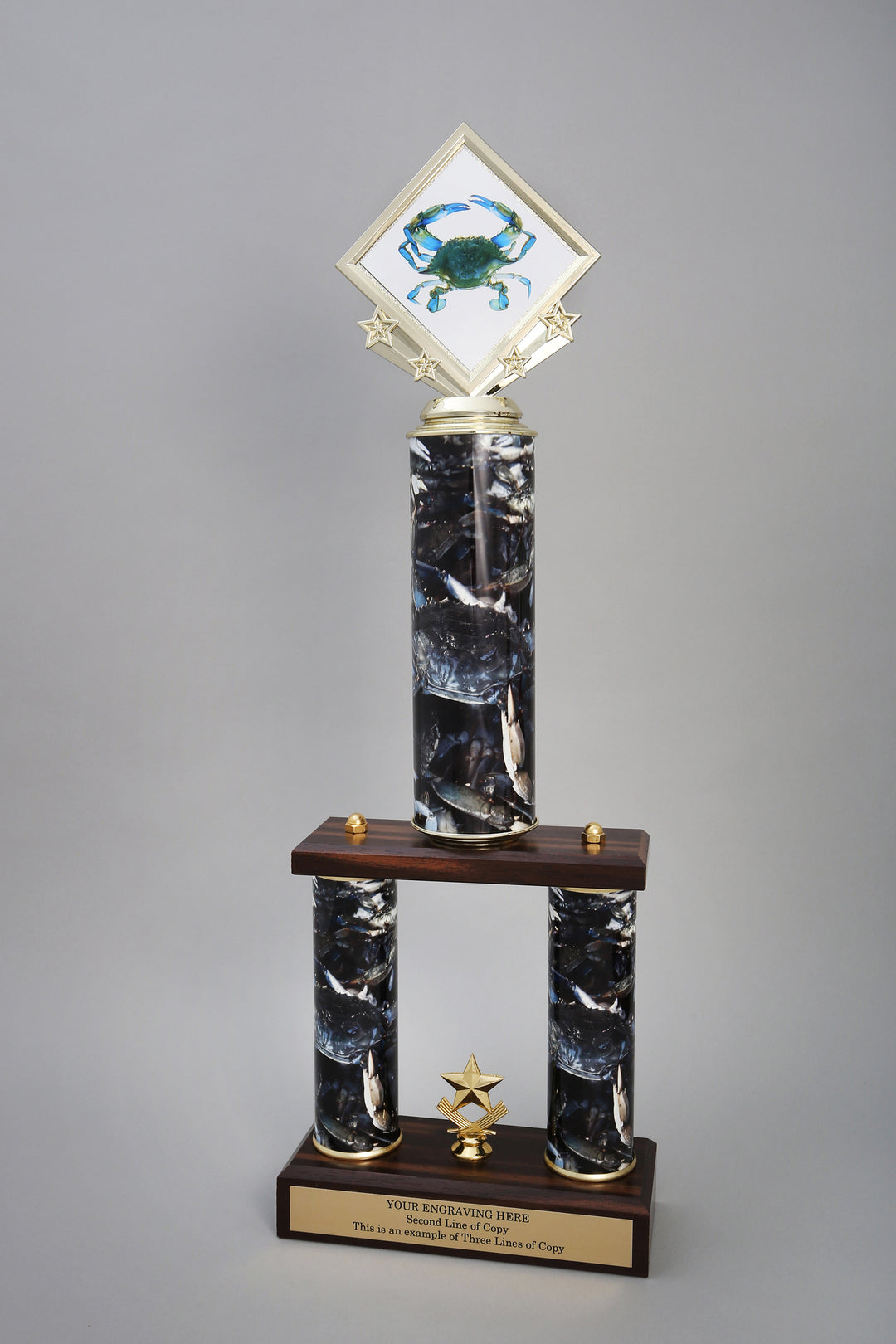 Crab Logo Two Column Trophy