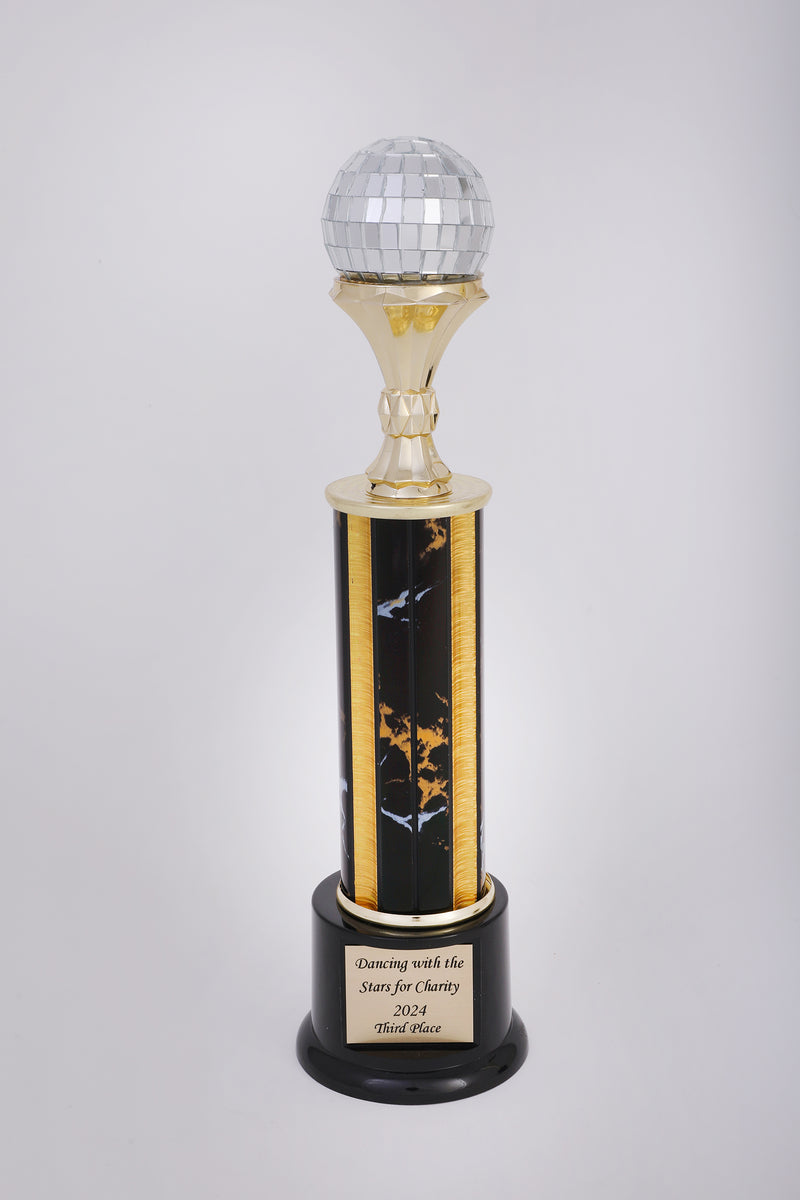 Disco Ball Column Trophy