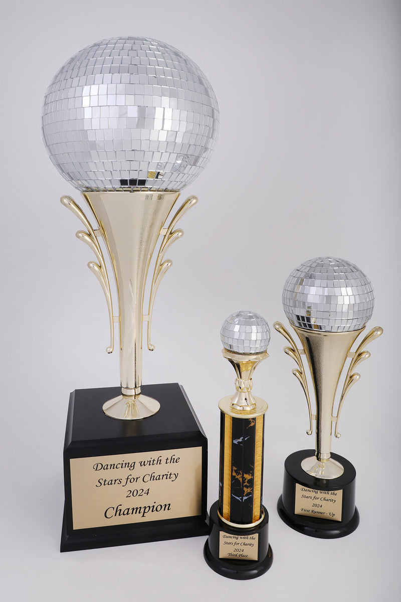 Disco Ball Column Trophy