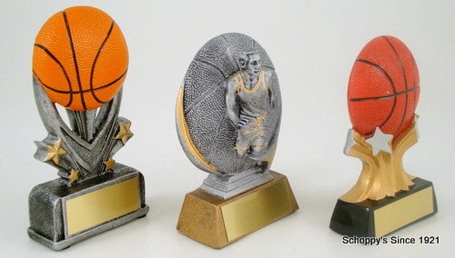 Basketball Sport Star Resin Trophy - Schoppy's Since 1921