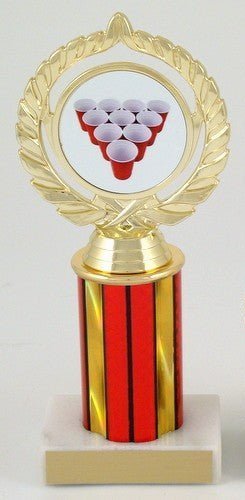 Beer Pong Rack Logo Trophy - Schoppy's Since 1921