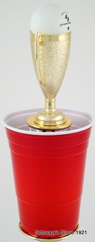 Beer Pong Trophy - Large with Round Base - Schoppy's Since 1921