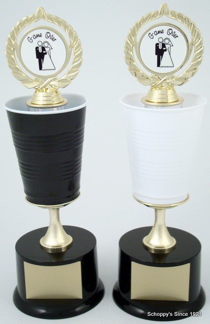 Beer Pong Trophy - Wedding Edition - Bride - Schoppy's Since 1921