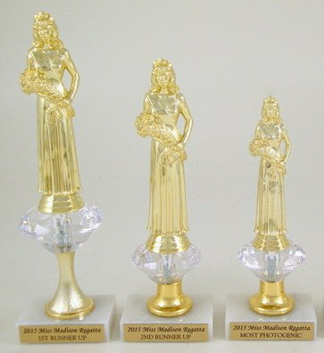 Diamond Riser Beauty Queen Trophy - Schoppy's Since 1921