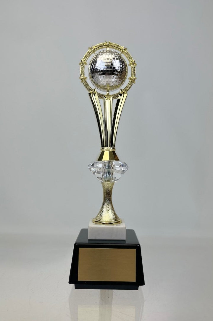 Disco Ball Spinning Diamond Riser Trophy - Schoppy's Since 1921