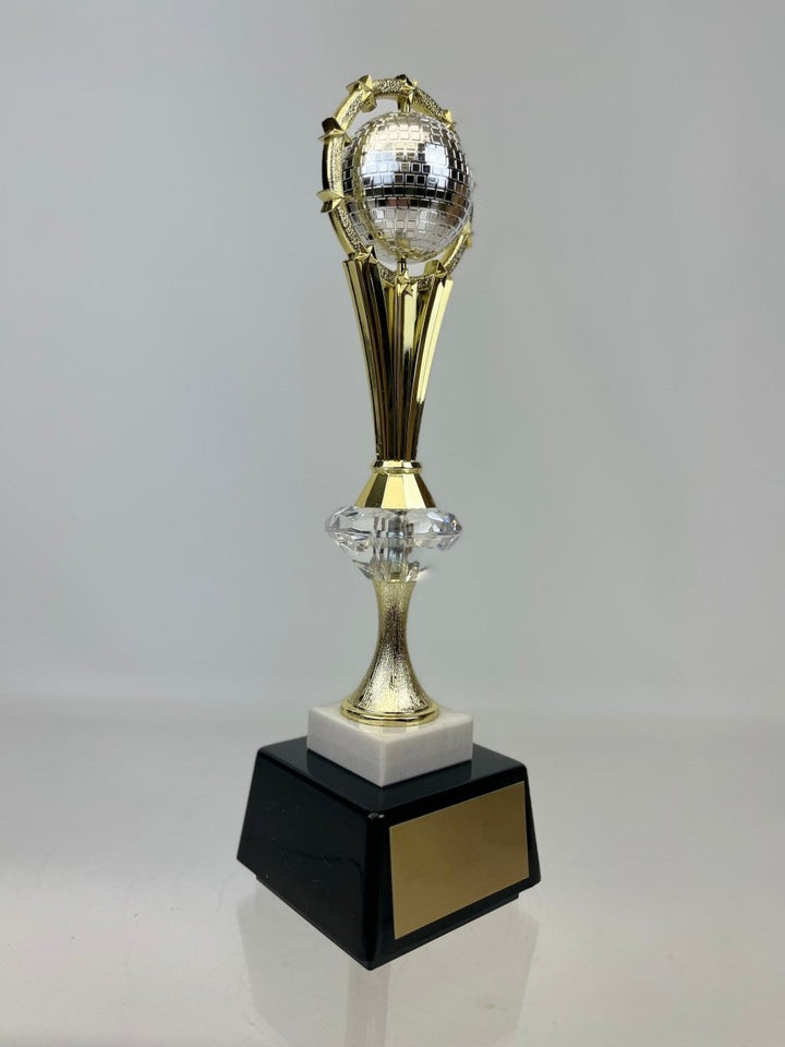 Disco Ball Spinning Diamond Riser Trophy - Schoppy's Since 1921