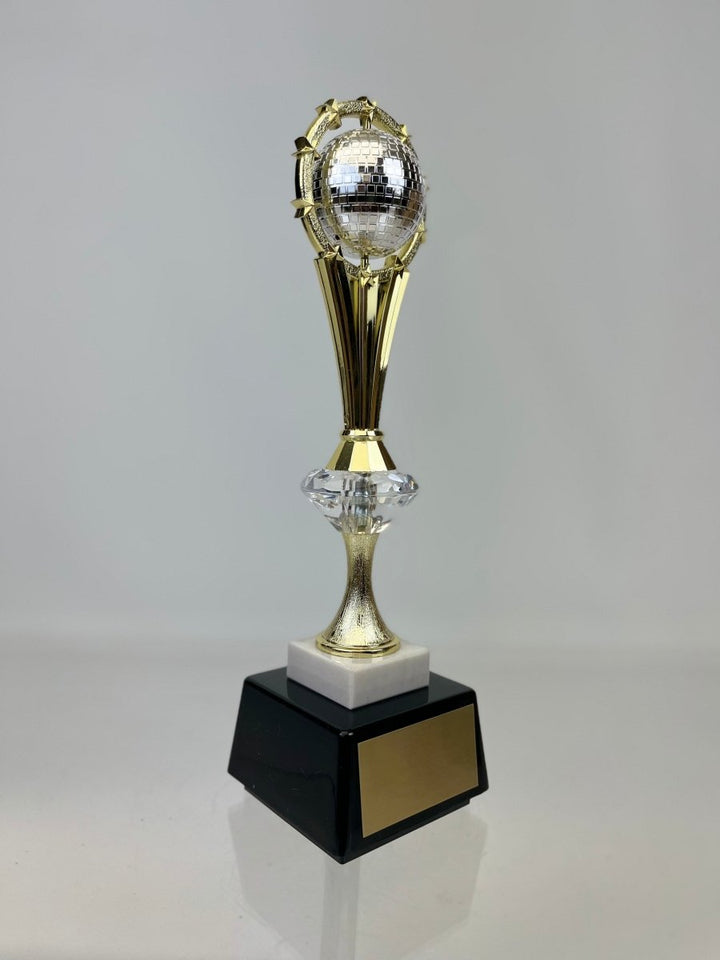 Disco Ball Spinning Diamond Riser Trophy - Schoppy's Since 1921