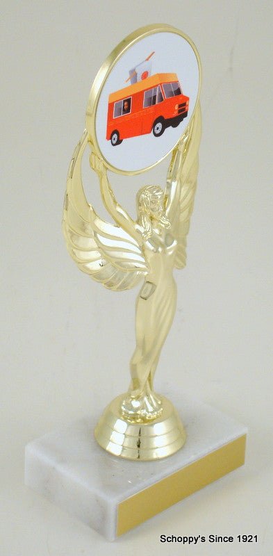Food Truck Achievement Logo Trophy - Schoppy's Since 1921