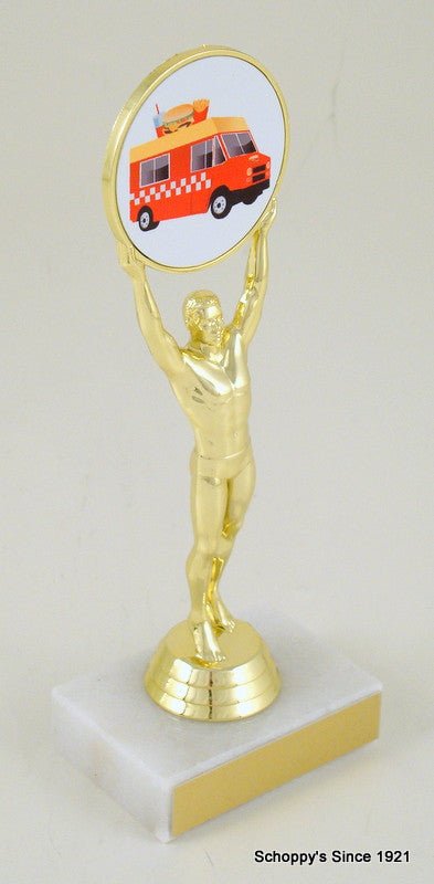 Food Truck Achievement Logo Trophy - Schoppy's Since 1921