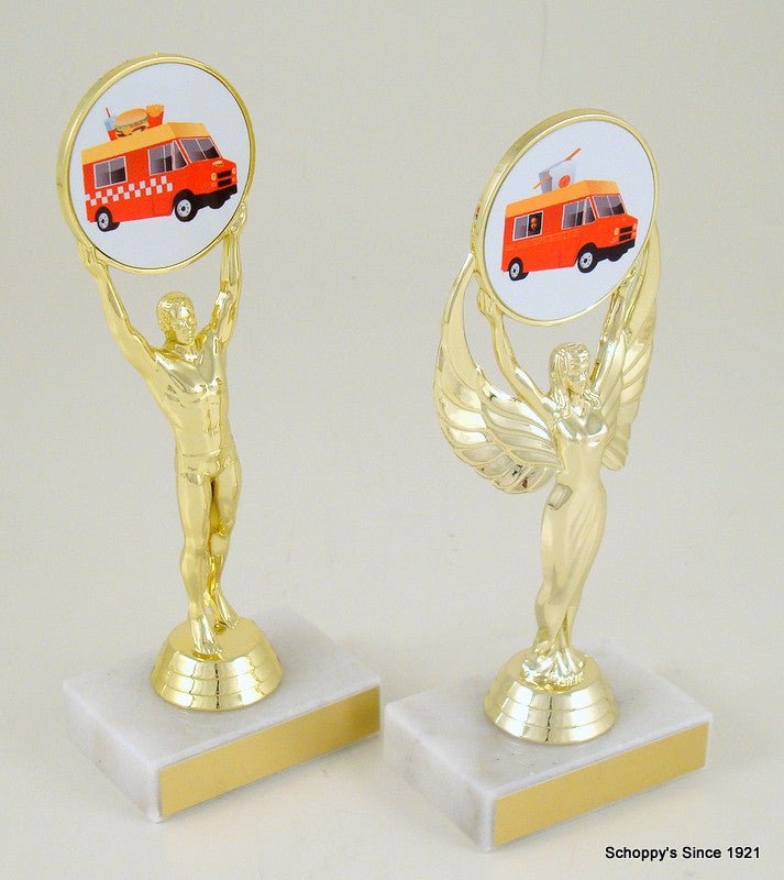 Food Truck Achievement Logo Trophy - Schoppy's Since 1921