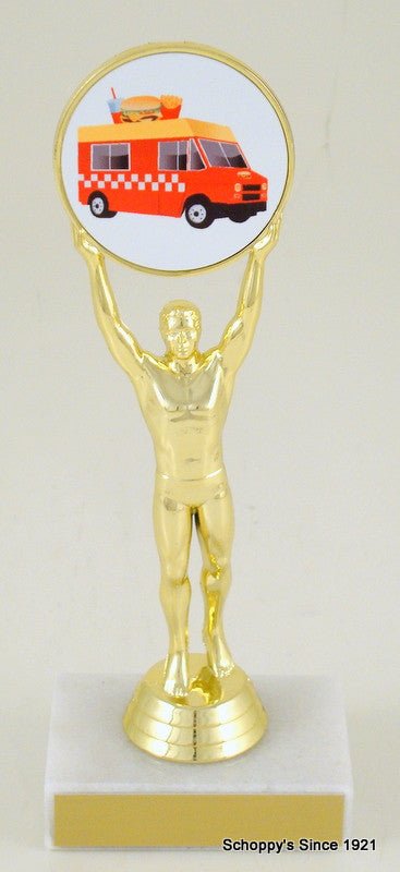 Food Truck Achievement Logo Trophy - Schoppy's Since 1921