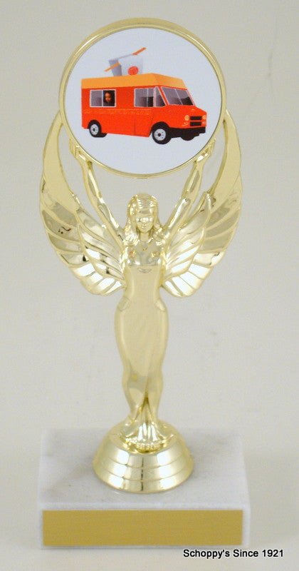 Food Truck Achievement Logo Trophy - Schoppy's Since 1921