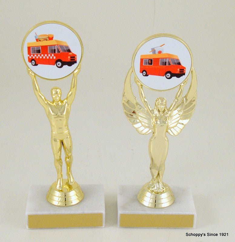 Food Truck Achievement Logo Trophy - Schoppy's Since 1921