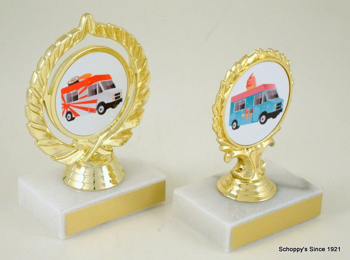 Food Truck Logo Trophy - Schoppy's Since 1921