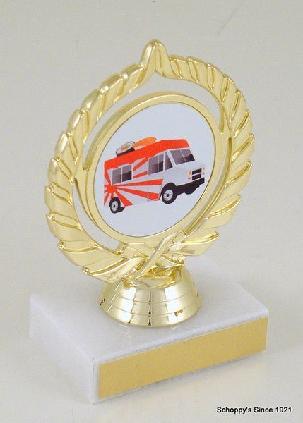 Food Truck Logo Trophy - Schoppy's Since 1921