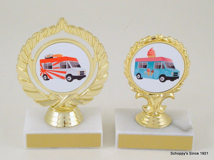 Food Truck Logo Trophy - Schoppy's Since 1921
