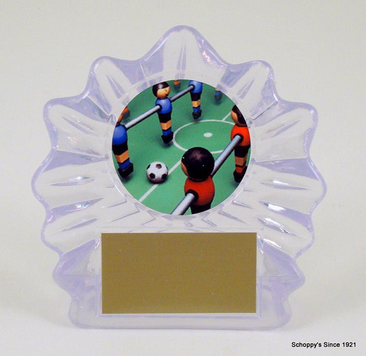 Foosball Shell Acrylic Award - Schoppy's Since 1921