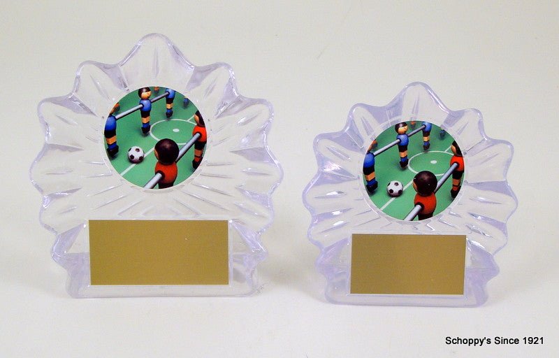 Foosball Shell Acrylic Award - Schoppy's Since 1921