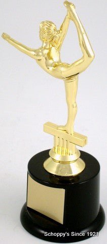 Gymnastics Trophy on Black Round Base - Schoppy's Since 1921