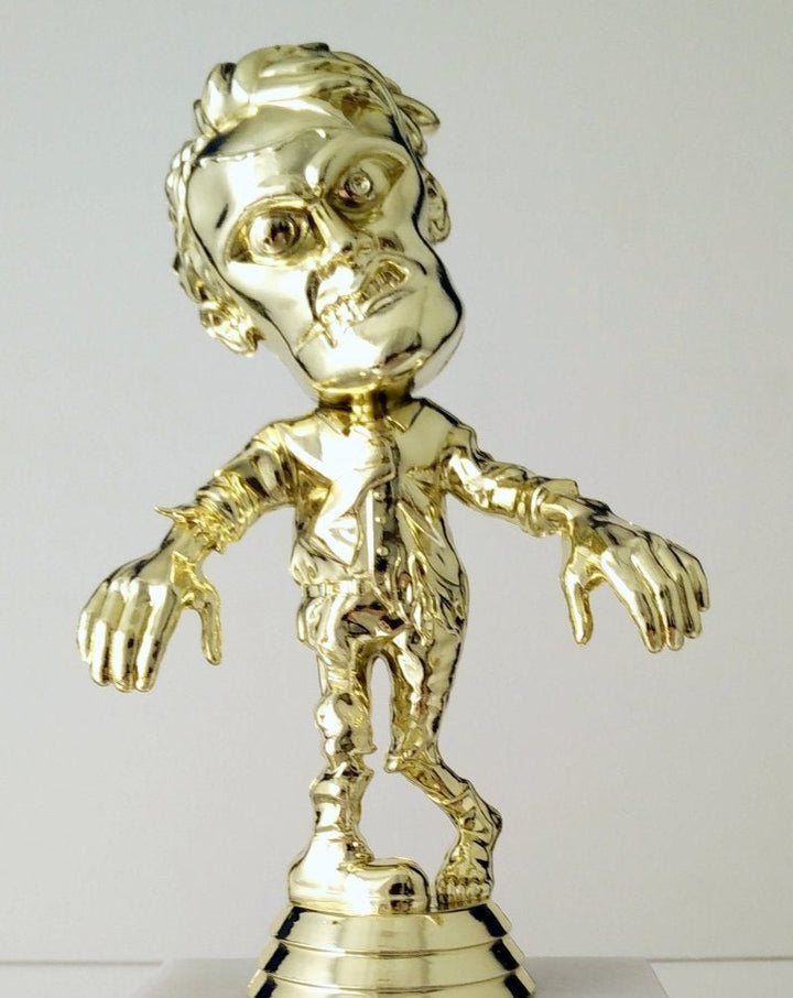 Halloween Figure Trophy on Black Round Base with Diamond Riser - Schoppy's Since 1921