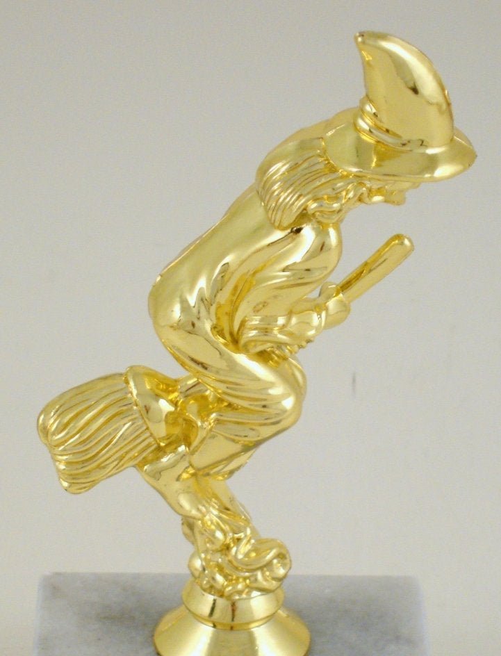 Halloween Figure Trophy on Black Round Base with Diamond Riser - Schoppy's Since 1921