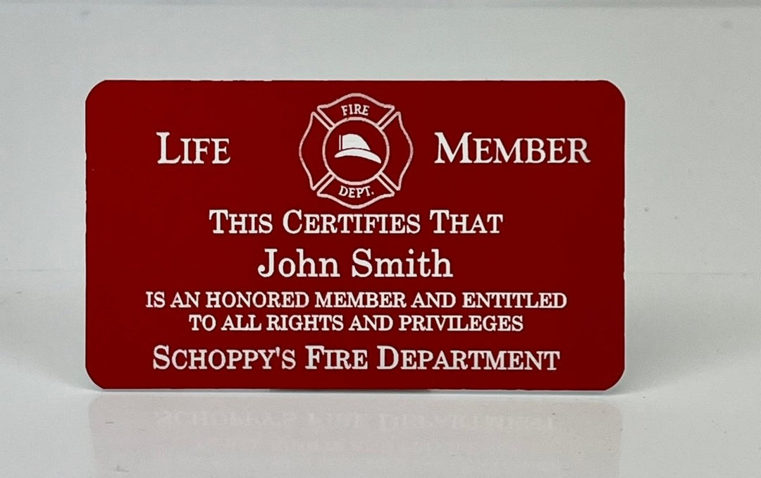 Life Member Wallet Card - Schoppy's Since 1921