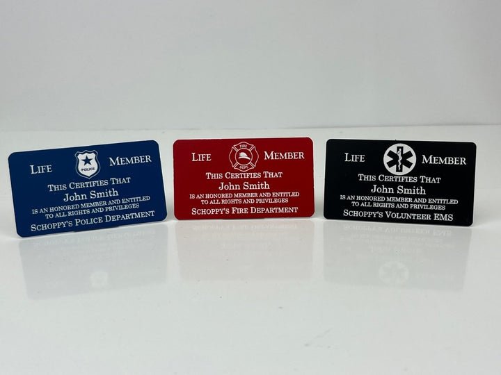 Life Member Wallet Card - Schoppy's Since 1921