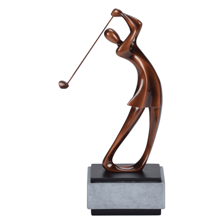 Modern Bronze Golf Resin Trophy - Medium - Schoppy's Since 1921