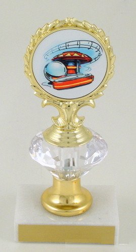 Pinball Logo Trophy - Schoppy's Since 1921