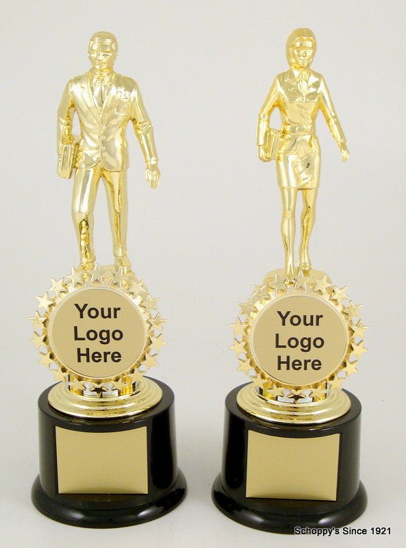 Salesperson Logo Trophy - Schoppy's Since 1921