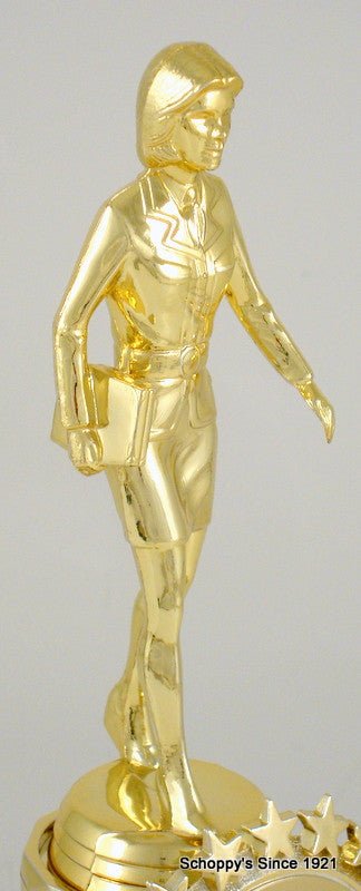 Salesperson Logo Trophy - Schoppy's Since 1921