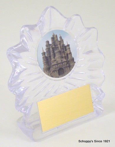 Sandcastle Flame Acrylic Trophy - Schoppy's Since 1921