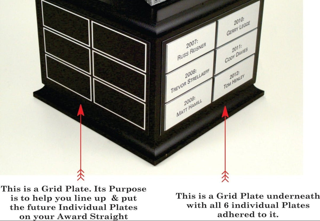 School Bus Personalized Perpetual Trophy on Wood base - Schoppy's Since 1921