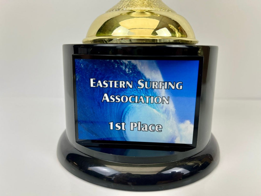 Surf Cup Trophy on Black Round Base - Schoppy's Since 1921