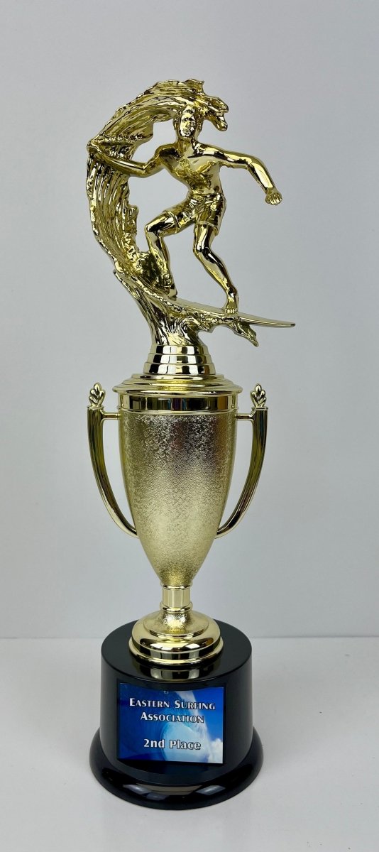 Surf Cup Trophy on Black Round Base - Schoppy's Since 1921