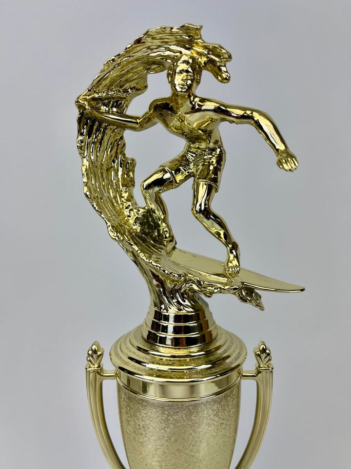 Surf Cup Trophy on Black Round Base - Schoppy's Since 1921