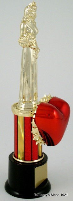 Sweetheart Trophy on Black Round Base - Schoppy's Since 1921