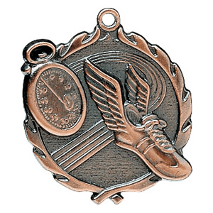 Track Wreath Medal - Schoppy's Since 1921