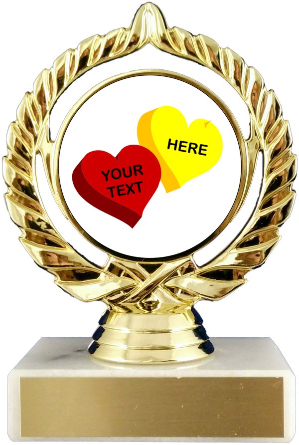 Valentine's Day Sweet Hearts Logo Trophy - Schoppy's Since 1921