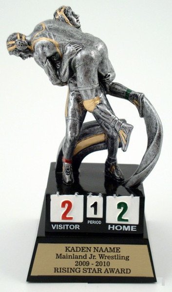 Wrestlers on Stand - Motion Extreme Trophy - Schoppy's Since 1921