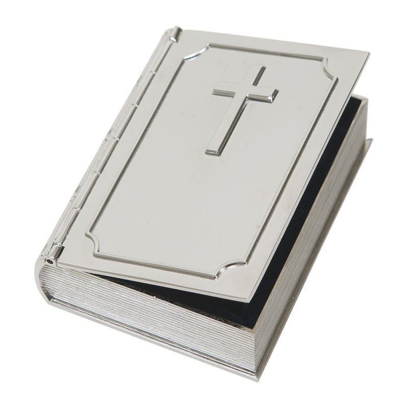 Bible Shaped Book Box with Cross-Gift-Schoppy&