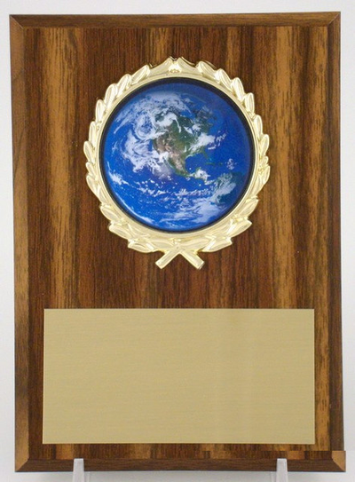 Earth Day Logo Plaque 4x6-Plaque-Schoppy's Since 1921