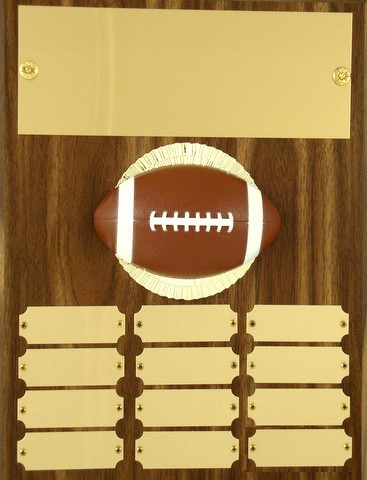 Perpetual Plaque with Football Figure - 12 plate - 9 x 12-Plaque-Schoppy's Since 1921