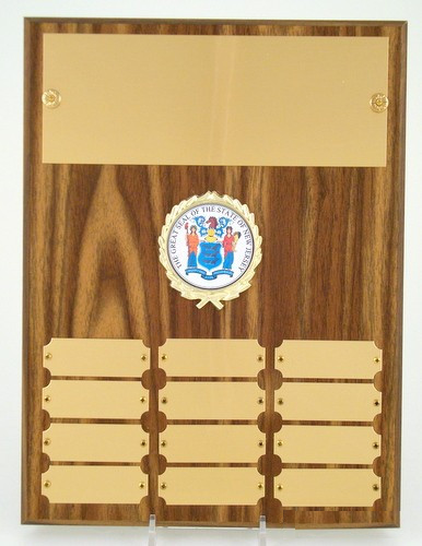 The Great Seal of New Jersey Perpetual Plaque-Plaque-Schoppy&