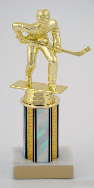 Street Hockey Trophy on 3 Inch Column 233-8628SH-Trophies-Schoppy's Since 1921