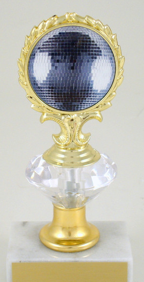2D Disco Ball on Diamond Riser-Trophy-Schoppy's Since 1921