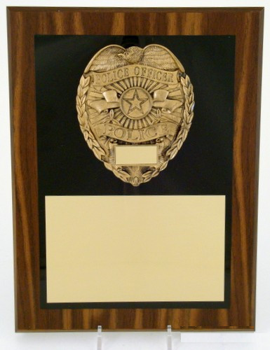 Police Badge Plaque 9" x 12"-Plaque-Schoppy&