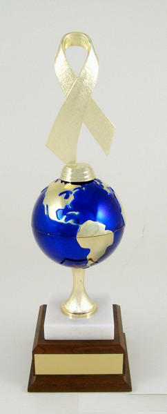 Global Awareness Award on Marble and Wood Base-Trophies-Schoppy's Since 1921