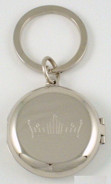 Locket Style Key Chain with Pageant Crown Logo-Key Chain-Schoppy's Since 1921